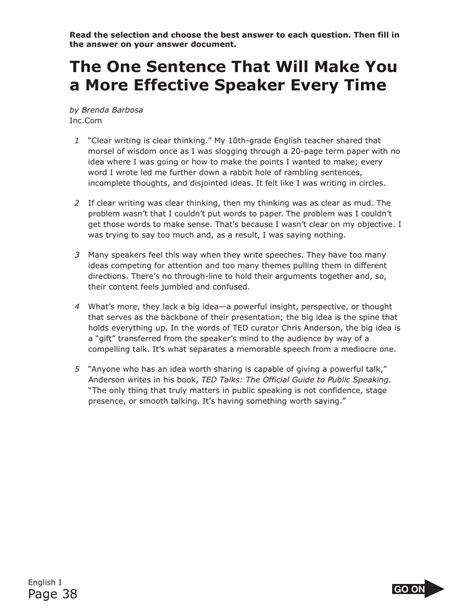 This simple trick will <strong>make</strong> your speeches clear, concise, and compelling. . The one sentence that will make you a more effective speaker every time staar answers